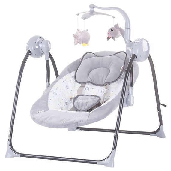 Leagan electric Chipolino Hug Mist, Culoare: Gri  - ExclusivMAG.ro