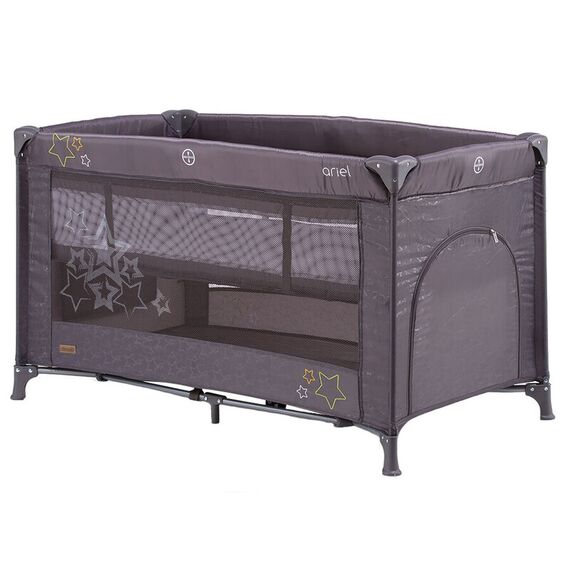 Patut pliabil Chipolino Ariel Asphalt, Culoare: Negru - poza 2 - ExclusivMAG.ro