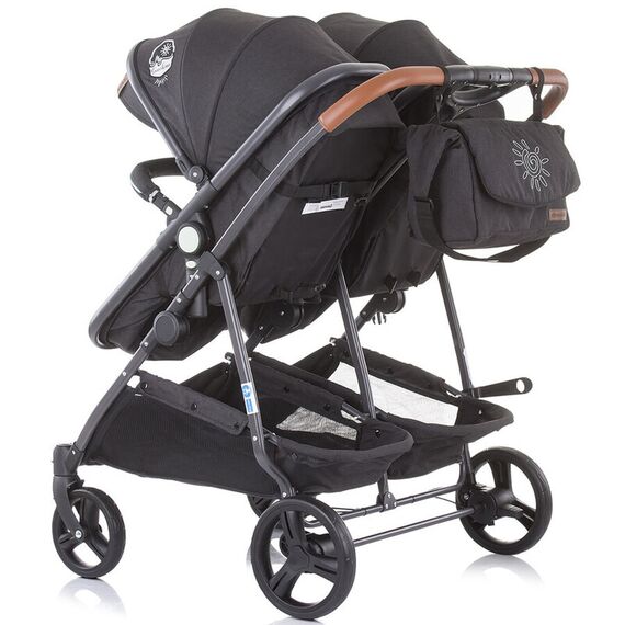 Carucior gemeni Chipolino Duo Smart 3 in 1 mint, Culoare: Turcoaz - poza 11 - ExclusivMAG.ro