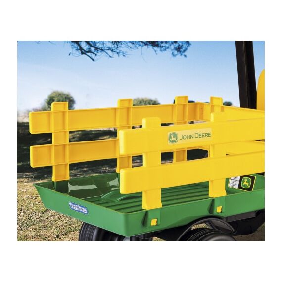 Remorca Peg Perego John Deere, 3 ani+, Verde / Galben - poza 3 - ExclusivMAG.ro