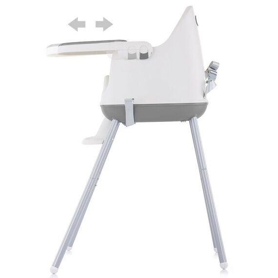 Scaun de masa Chipolino Pudding 3 in 1 Grey, Culoare: Gri - poza 3 - ExclusivMAG.ro