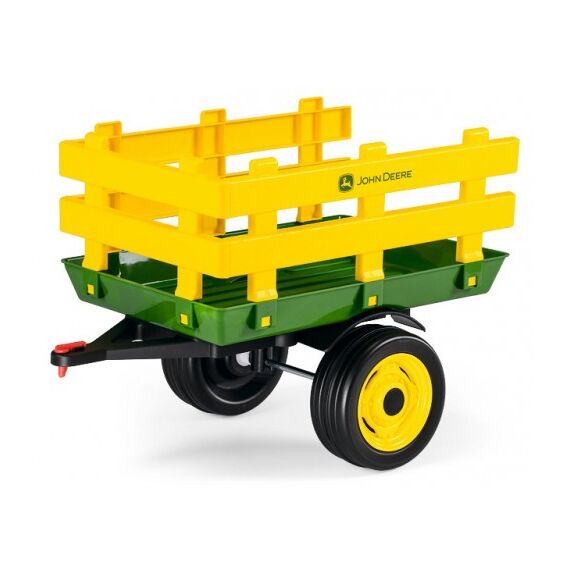 Remorca Peg Perego John Deere, 3 ani+, Verde / Galben  - ExclusivMAG.ro