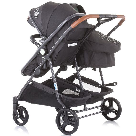 Carucior gemeni Chipolino Duo Smart 3 in 1 mint, Culoare: Turcoaz - poza 9 - ExclusivMAG.ro