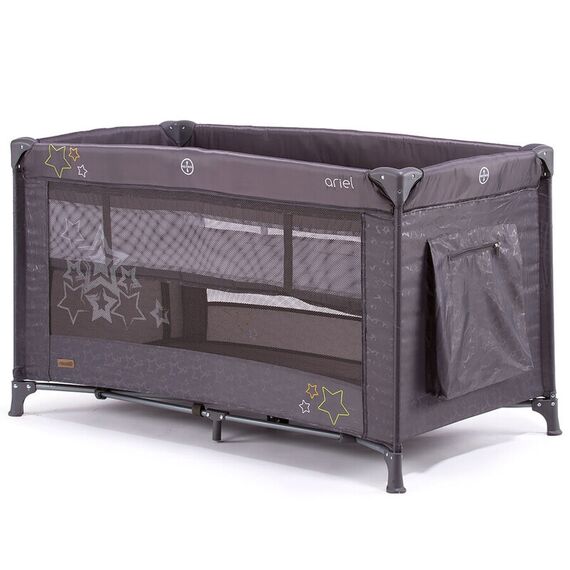 Patut pliabil Chipolino Ariel Asphalt, Culoare: Negru - poza 3 - ExclusivMAG.ro
