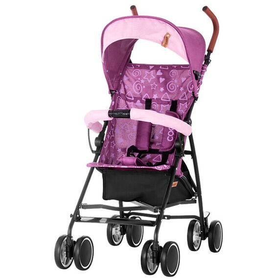 Carucior sport Chipolino Coco Orchid Linen, Culoare: Roz  - ExclusivMAG.ro