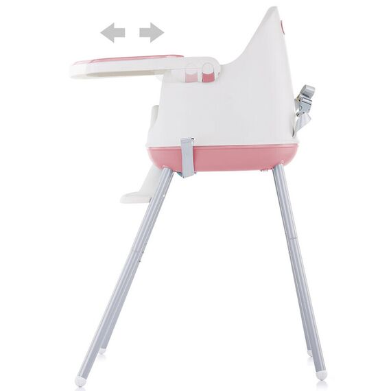 Scaun de masa Chipolino Pudding 3 in 1 Peony Pink, Culoare: Roz - poza 3 - ExclusivMAG.ro