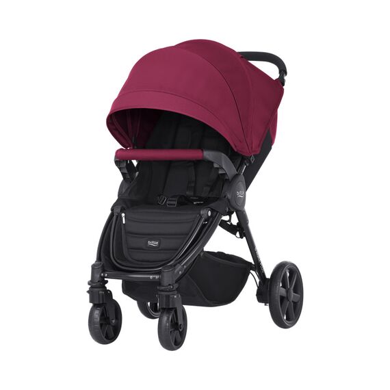 Carucior B-Agile 4 PLUS Wine Red Britax, Culoare: Visiniu  - ExclusivMAG.ro