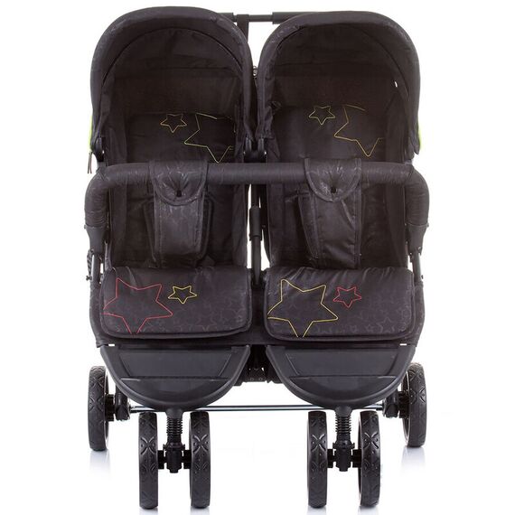 Carucior gemeni Chipolino Maxi Mix carbon, Culoare: Gri/Negru - poza 4 - ExclusivMAG.ro
