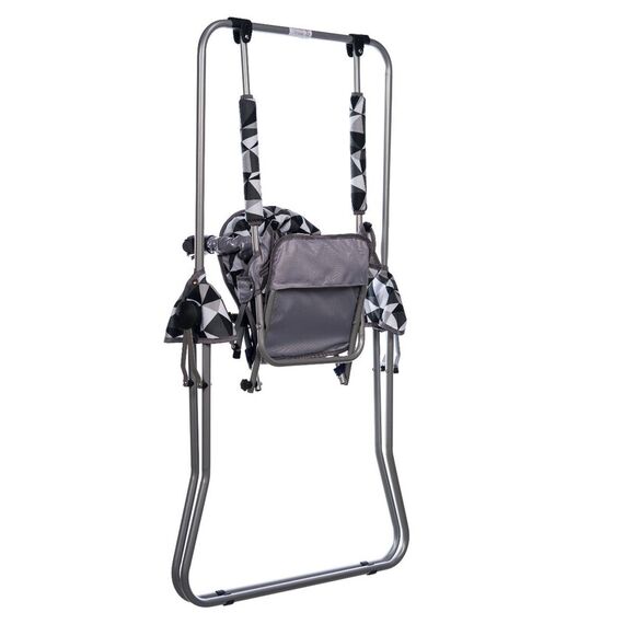 Leagan pentru copii, Top Kids, pentru interior si exterior, Grey Romb, Culoare: Gri - poza 3 - ExclusivMAG.ro