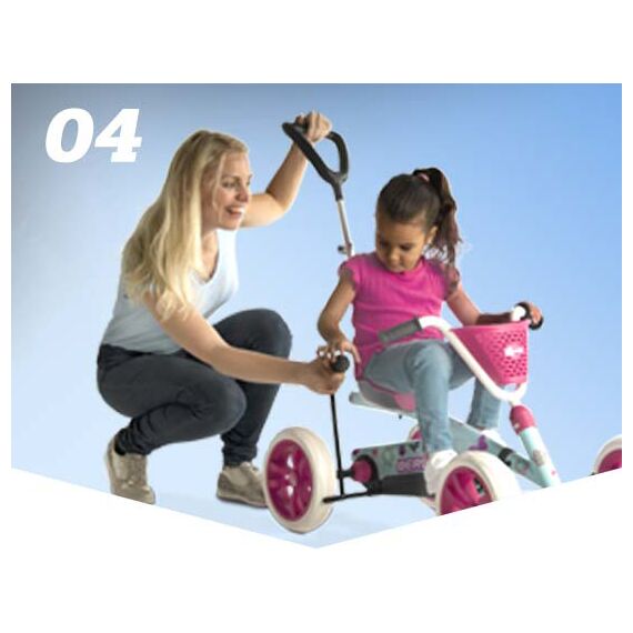 Kart BERG Buzzy Bloom 2 in 1, Culoare: Roz - poza 2 - ExclusivMAG.ro