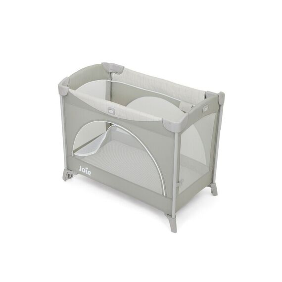 Patut pliant pentru cosleeping Joie Kubbie Wheat, Culoare: Gri deschis, Dimensiuni: 95x65  - ExclusivMAG.ro