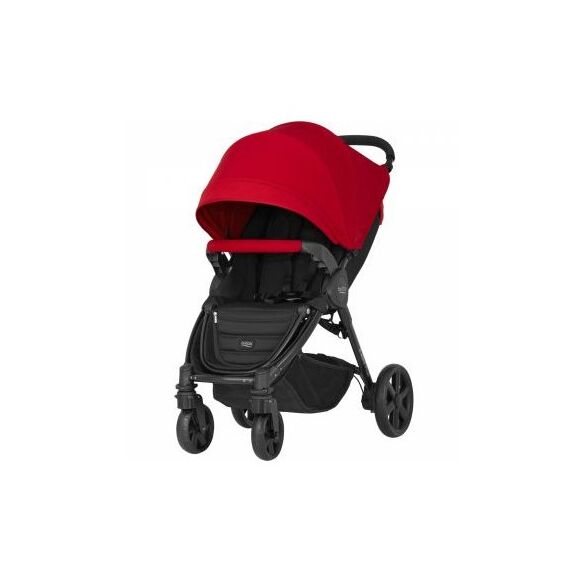 Carucior B-Agile 4 PLUS Flame Red Britax, Culoare: Rosu  - ExclusivMAG.ro