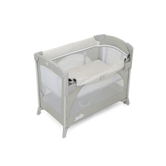 Patut pliant pentru cosleeping Joie Kubbie Wheat, Culoare: Gri deschis, Dimensiuni: 95x65 - poza 6 - ExclusivMAG.ro