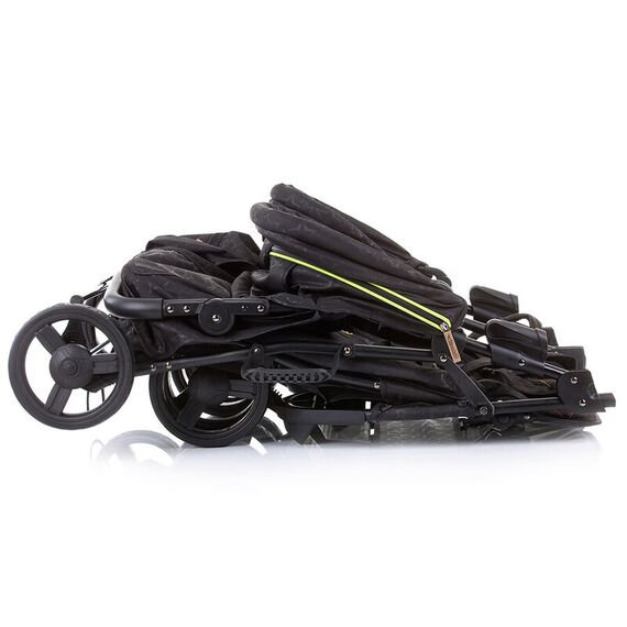 Carucior gemeni Chipolino Maxi Mix carbon, Culoare: Gri/Negru - poza 8 - ExclusivMAG.ro