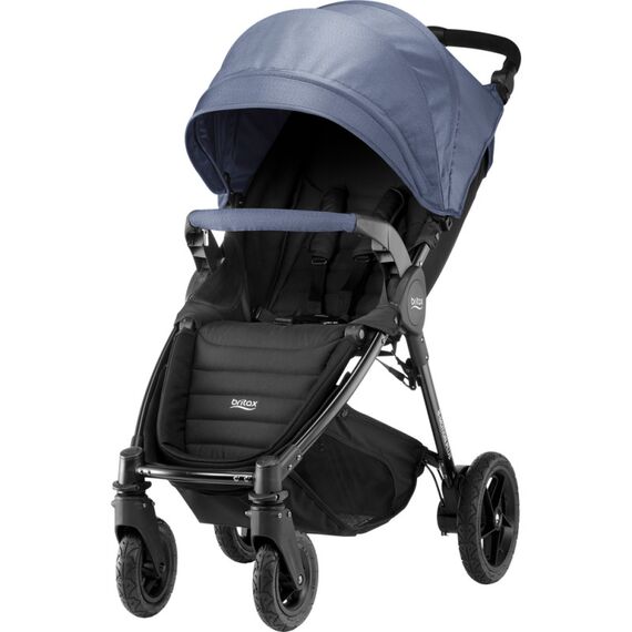 Carucior B-Agile 4 PLUS Blue Denim - Britax, Culoare: Blue  - ExclusivMAG.ro