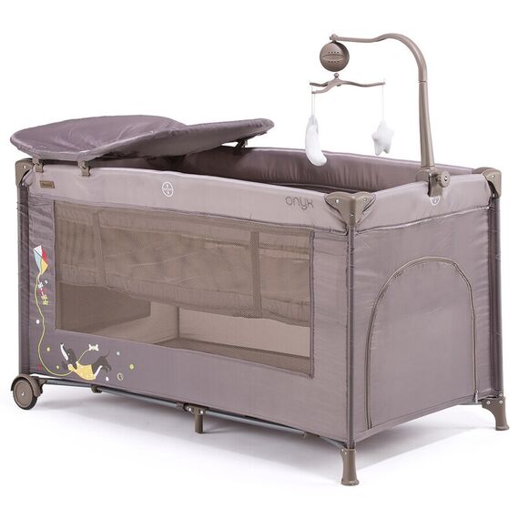 Patut pliabil Chipolino Onyx Latte, Culoare: Crem - poza 3 - ExclusivMAG.ro