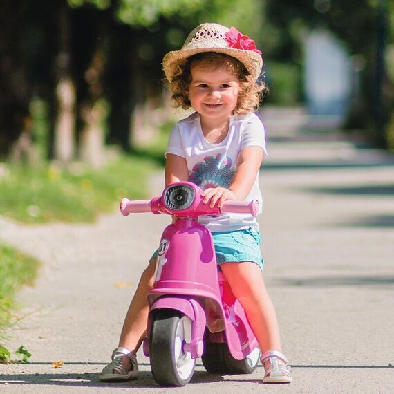 Scuter Smoby Scooter Ride-On pink - poza 10 - ExclusivMAG.ro