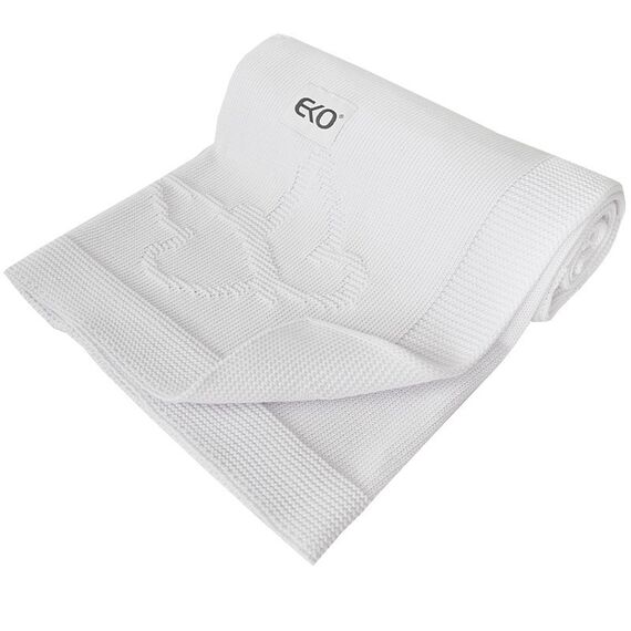 Paturica din Bumbac, Eko, 80x100 cm, Fluturasi, White, Culoare: Alb - poza 3 - ExclusivMAG.ro