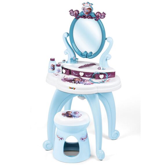 Jucarie Smoby Masuta de machiaj Frozen 2 2 in 1 cu accesorii  - ExclusivMAG.ro