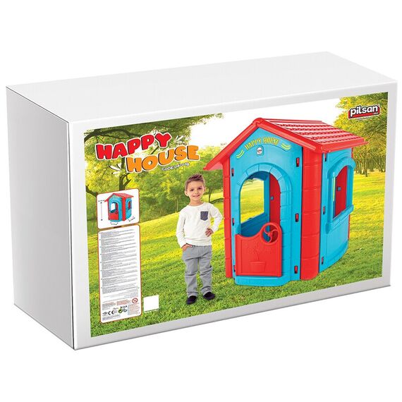 Casuta pentru copii Pilsan Happy House blue - poza 4 - ExclusivMAG.ro