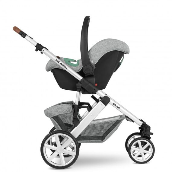 Carucior 3 in 1 Salsa 4 Graphite Grey Abc Design, Culoare: Gri deschis - poza 6 - ExclusivMAG.ro
