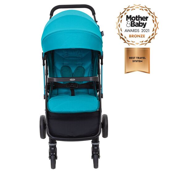 Carucior Graco Breaze Lite Aqua, Culoare: Turcoaz - poza 3 - ExclusivMAG.ro