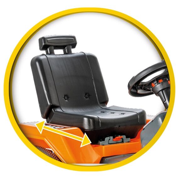 Tractor cu pedale Pilsan Super Excavator 07-297 orange - poza 4 - ExclusivMAG.ro