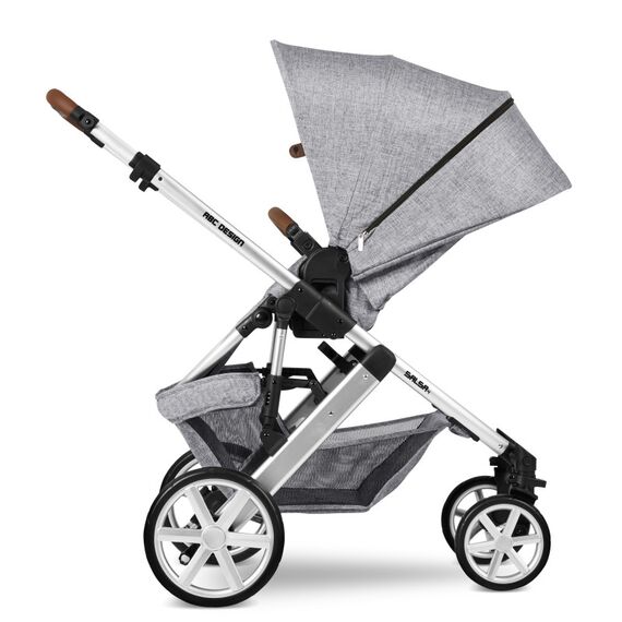 Carucior 3 in 1 Salsa 4 Graphite Grey Abc Design, Culoare: Gri deschis - poza 5 - ExclusivMAG.ro