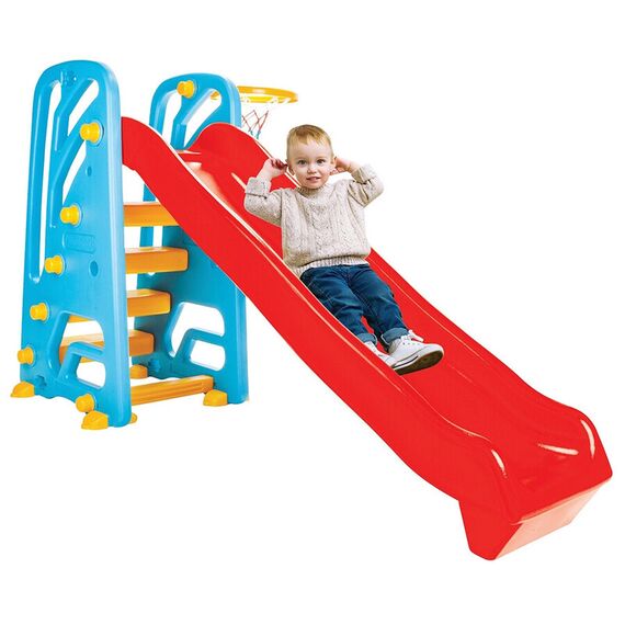 Tobogan Pilsan Wavy Slide cu cos baschet - poza 3 - ExclusivMAG.ro