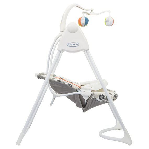 Balansoar Graco Lovin Hug Patchwork Grey - poza 2 - ExclusivMAG.ro