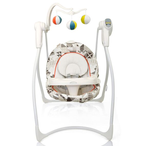 Balansoar Graco Lovin Hug Patchwork Grey - poza 4 - ExclusivMAG.ro