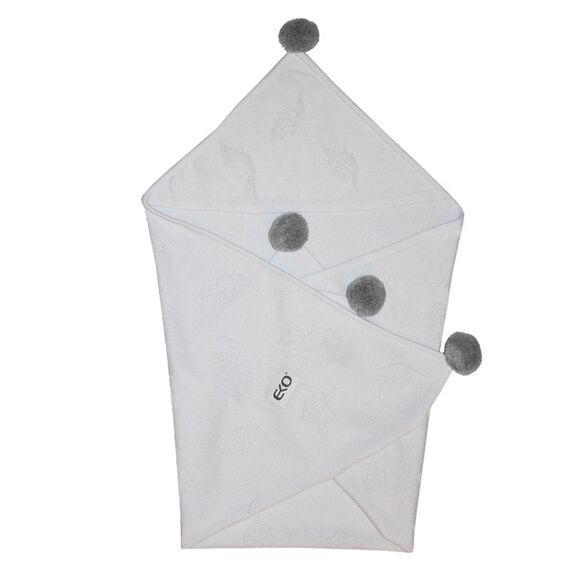 Paturica din Bambus, Eko, 80x80 cm, White, Culoare: Alb - poza 4 - ExclusivMAG.ro