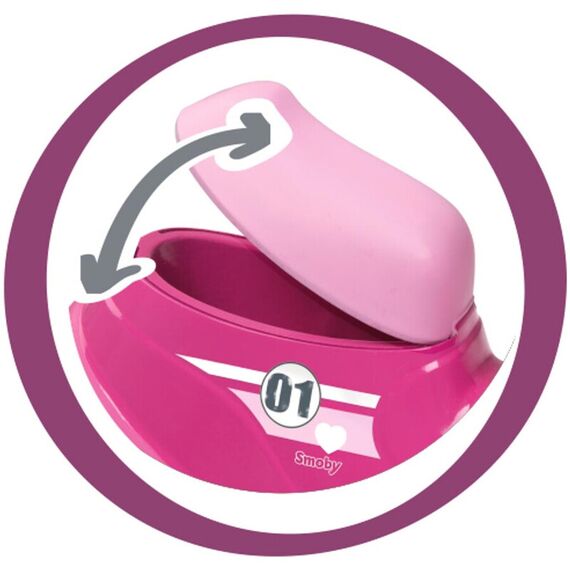 Scuter Smoby Scooter Ride-On pink - poza 3 - ExclusivMAG.ro