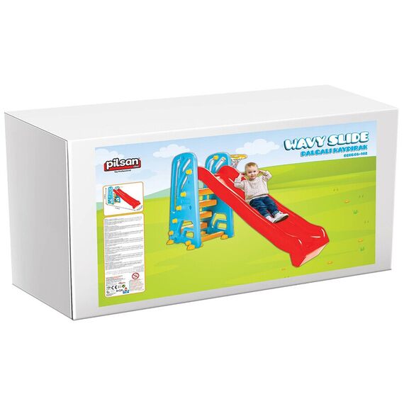 Tobogan Pilsan Wavy Slide cu cos baschet - poza 4 - ExclusivMAG.ro