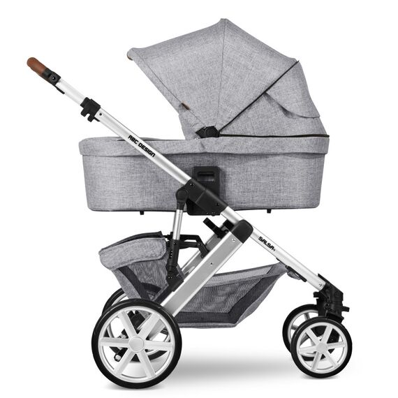 Carucior 3 in 1 Salsa 4 Graphite Grey Abc Design, Culoare: Gri deschis - poza 2 - ExclusivMAG.ro
