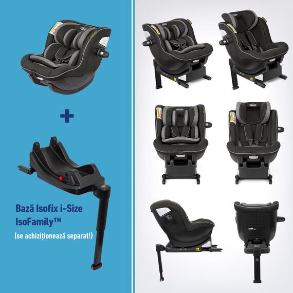Scaun auto Graco Ascent i-Size Black - poza 2 - ExclusivMAG.ro