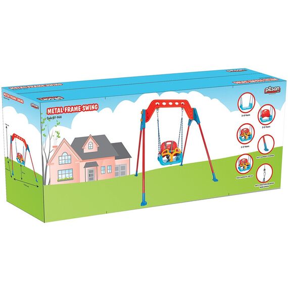 Leagan pentru copii Pilsan Samba A-Frame Swing cu cadru metalic - poza 5 - ExclusivMAG.ro