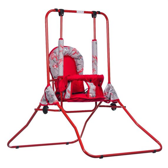 Leagan pentru copii, Top Kids, pentru interior si exterior, Red Birds, Culoare: Multicolor - poza 2 - ExclusivMAG.ro