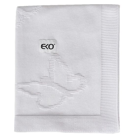 Paturica din Bumbac, Eko, 80x100 cm, Fluturasi, White, Culoare: Alb  - ExclusivMAG.ro