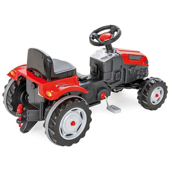 Tractor cu pedale Pilsan Active 07-314 red, Culoare: Rosu - poza 3 - ExclusivMAG.ro