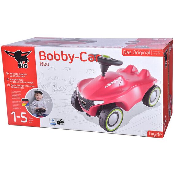 Masinuta de impins Big Bobby Car Neo pink, Culoare: Roz - poza 7 - ExclusivMAG.ro