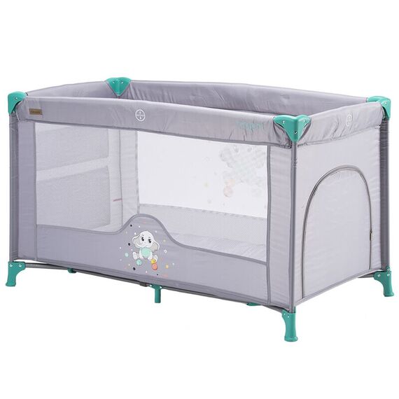 Patut pliabil Chipolino Capri mint, Culoare: Verde, Dimensiuni: 120x60  - ExclusivMAG.ro