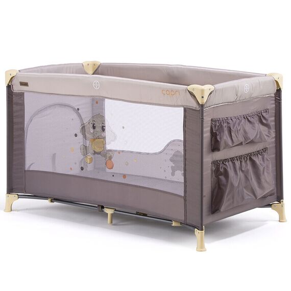Patut pliabil Chipolino Capri latte, Culoare: Crem, Dimensiuni: 120x60 - poza 3 - ExclusivMAG.ro
