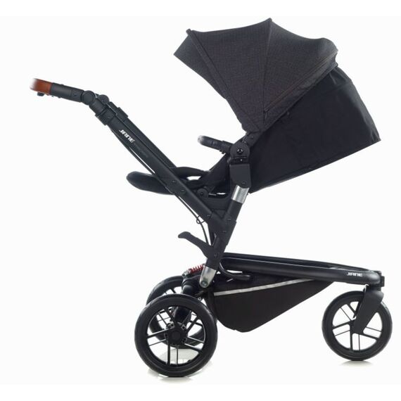 Carucior 3 in 1 Trider Matrix Light 2 Cold Black Jane, Culoare: Gri/Negru - poza 6 - ExclusivMAG.ro