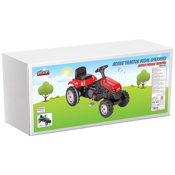Tractor cu pedale Pilsan Active 07-314 red, Culoare: Rosu - poza 5 - ExclusivMAG.ro