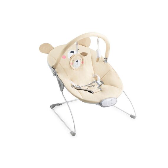 Leagan Glossy, Momi, Bear, Culoare: Crem  - ExclusivMAG.ro