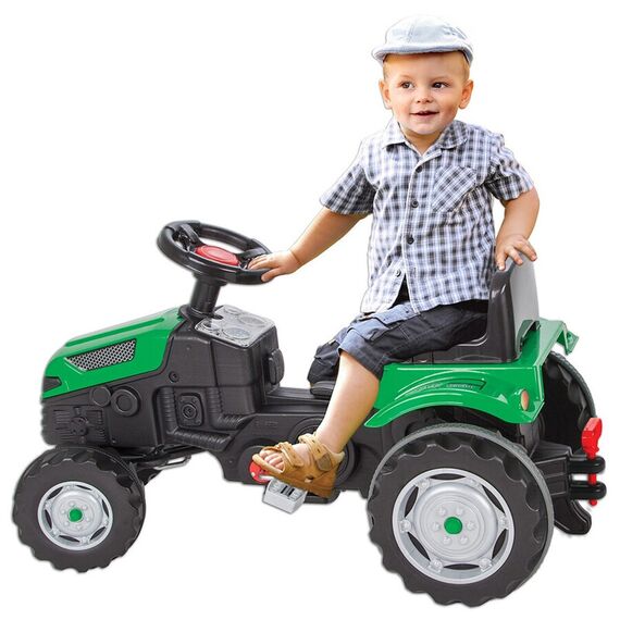 Tractor cu pedale Pilsan Active 07-314 green, Culoare: Verde - poza 4 - ExclusivMAG.ro