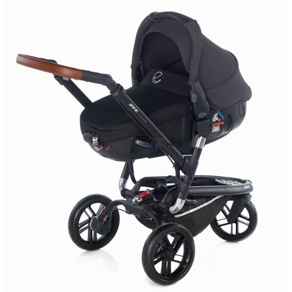 Carucior 3 in 1 Trider Matrix Light 2 Cold Black Jane, Culoare: Gri/Negru - poza 3 - ExclusivMAG.ro