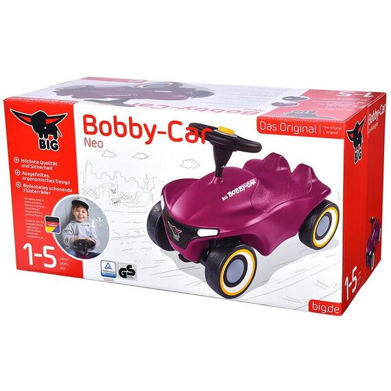 Masinuta de impins Big Bobby Car Neo aubergine, Culoare: Mov - poza 8 - ExclusivMAG.ro