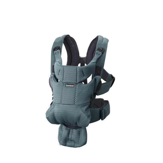 Marsupiu anatomic BabyBjorn Move, Verde Salvie 3D Mesh, Culoare: Turcoaz  - ExclusivMAG.ro